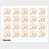 Stickers - Roses Red Ombre (Feuille)
