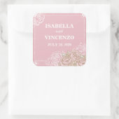 Stickers Roses vintages de chou (Sac)