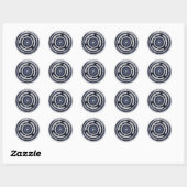 Stickers Roue Hecate (Bleue) (Feuille)