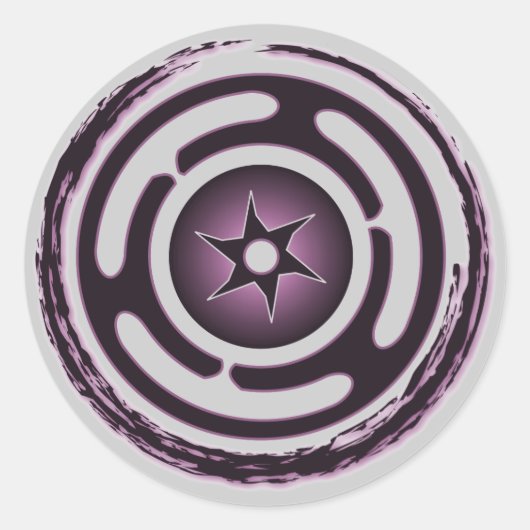 Stickers Roue Hecate (violet) (Devant)