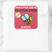 Stickers rouge gluten sans bourgeon Celiac (Sac)