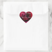 Stickers Rouge Rose Romantique Stickers Rose de ma (Sac)