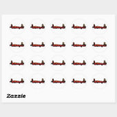Stickers Round ATVers.com (Feuille)