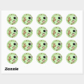 Stickers Round Favor - Jungle Adventure Animaux (Feuille)