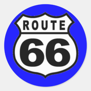 Stickers - ROUTE VINTAGE 66 AMERICANA