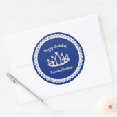 Stickers Royal Blue Princess Tiara (Enveloppe)