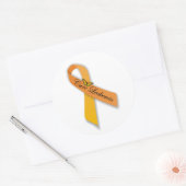 Stickers Ruban Orange Leukemia Cure (Enveloppe)