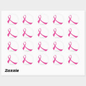 Stickers ruban rose (Feuille)