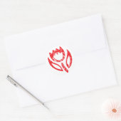 Stickers Ruby Red Tulip (Enveloppe)
