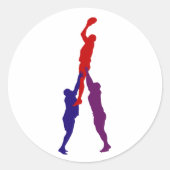 Stickers Rugby Lineout (Devant)