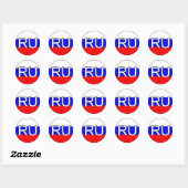 Stickers Russie Euro (Feuille)