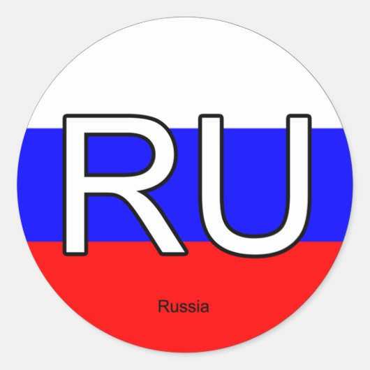 Stickers Russie Euro (Devant)
