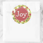 Stickers Rustic Joy Holiday (Sac)