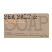 Stickers Rustique Chic Fabriqué à la main (Devant)