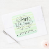 Stickers Sac Cadeau Anniversaire customisé (Enveloppe)