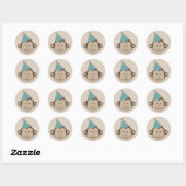 Stickers Sac Goodie Singe Anniversaire (Feuille)