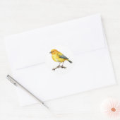 Stickers Saffron Finch Oiseau (Enveloppe)