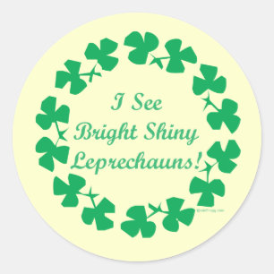 Stickers Saint Patrick's Day Leprechauns