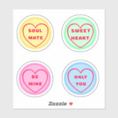 Stickers Saint Valentin (Feuille)