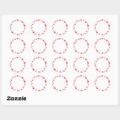Stickers Saint Valentin, Coeurs (Feuille)