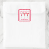 Stickers Saint Valentin personnalisés (Sac)