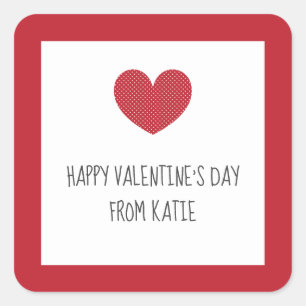 stickers Saint Valentin pour valentines en classe