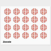 Stickers Saint Valentin Red Lips (Feuille)