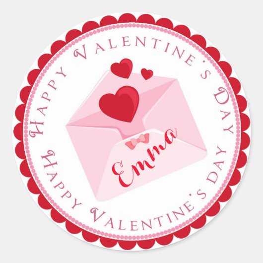 Stickers Saint-Valentin Sacs de Goodie (Devant)