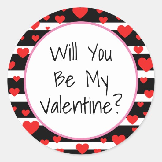 Stickers Saint Valentin, Seras-tu ma Saint Valenti (Devant)