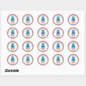 Stickers Saint Valentin Stickers Robot Stickers (Feuille)