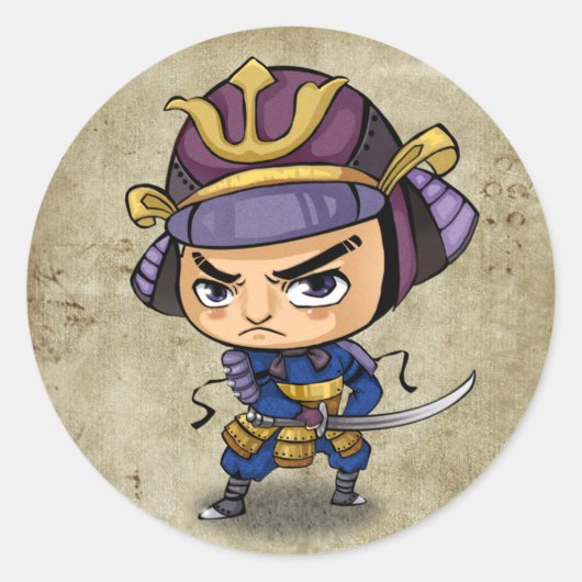 Stickers Samurai et Ninja - Mitsuhide (Devant)