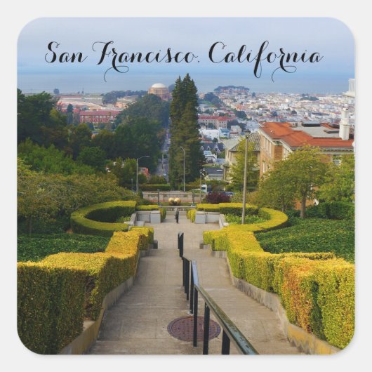 Stickers San Francisco Lyon Street Steps #2 (Devant)