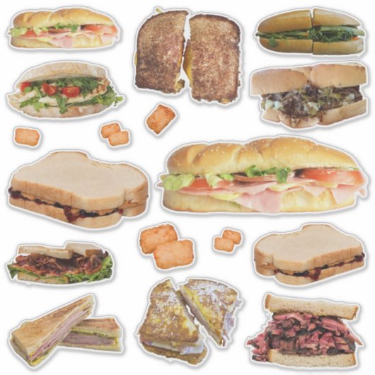 Stickers sandwich (Devant)
