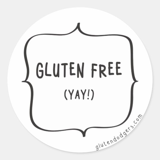 Stickers sans gluten (Devant)