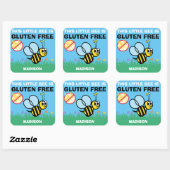 Stickers sans gluten Bumblebee Celiac (Feuille)