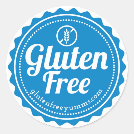 Stickers sans gluten / Sans gluten avec Icône -Ble (Devant)