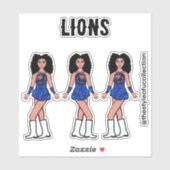 Stickers Sapphire Lion B Majorette / Danseuse (Feuille)