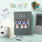 Stickers Sapphire Lion B Majorette / Danseuse (Couverture iPad)