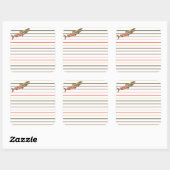 Stickers - Saumon Chinook sur les bandes (Feuille)