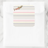 Stickers - Saumon Chinook sur les bandes (Sac)