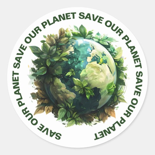 Stickers Save Our Planet (Devant)