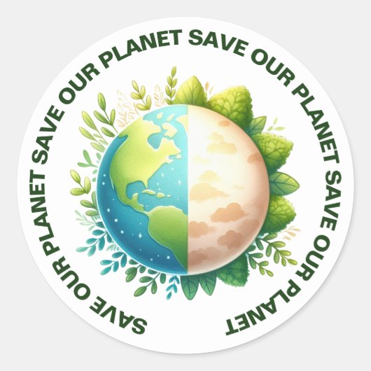 Stickers Save Our Planet (Devant)