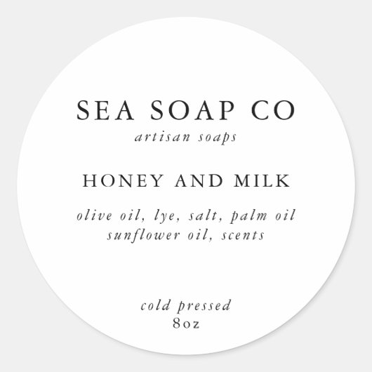 Stickers savon (Devant)