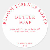 Stickers savon (Devant)