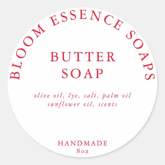 Stickers savon (Devant)