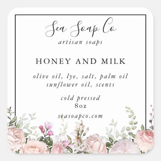 Stickers savon (Devant)