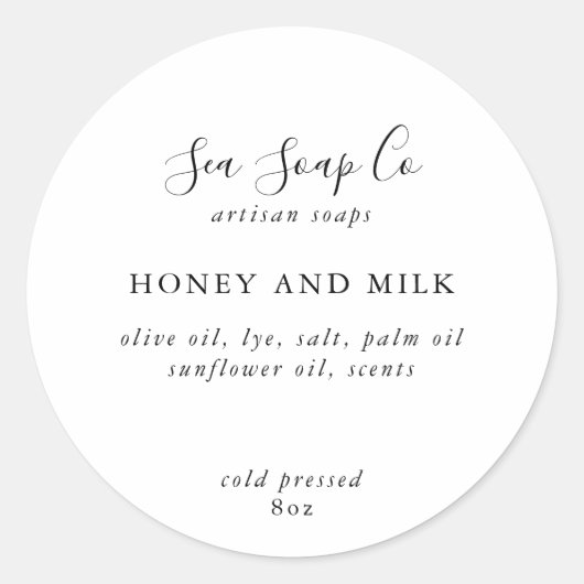 Stickers savon (Devant)