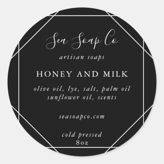 Stickers savon personnalisables (Devant)