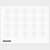 Stickers savon personnalisables (Feuille)