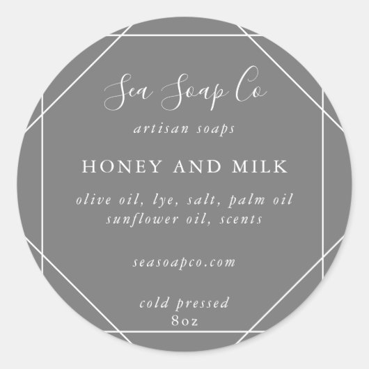 Stickers savon personnalisables (Devant)